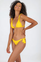 Load image into Gallery viewer, Model Front: Rio De Sol Top Top Sunflower Mel