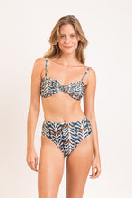 Load image into Gallery viewer, Model Front: Rio De Sol Top Top Ikat Twist