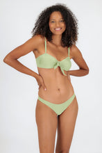 Load image into Gallery viewer, Model Front: Rio De Sol Set Set Oliva Bandeau-No Essential