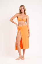 Load image into Gallery viewer, Image 04: Rio De Sol Beach Skirt Bio-Laranjada Long Skirt Knot