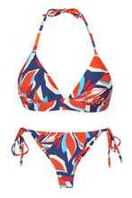 Load image into Gallery viewer, Product Front: Rio De Sol Set Set Leaves Tri-Cos Cheeky-Micro