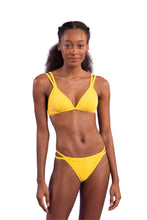 Load image into Gallery viewer, Model Front: Rio De Sol Set Set Malibu-Yellow Tri-Duo Rio-Duo
