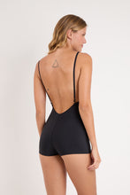 Load image into Gallery viewer, Model Back: Rio De Sol One-Piece Nero Margot