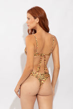 Load image into Gallery viewer, Model Back: Rio De Sol Bottom Bottom Yellow-Feline Nara