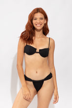 Load image into Gallery viewer, Model Front: Rio De Sol Bottom Bottom Solar-Black Eden