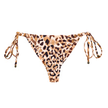 Load image into Gallery viewer, Product Front: Rio De Sol Bottom Bottom Leopard Cheeky-Tie