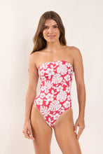 Load image into Gallery viewer, Model Front: Wednesday In Hawaii By Rio De Sol One-Piece Pua-Hibiscus Aloha