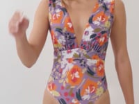 Load and play video in Gallery viewer, Video: Rio De Sol One-Piece Garden-Flower Anne