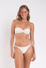 Load image into Gallery viewer, Model Front: Rio De Sol Bottom Bottom Malibu-Natural Cheeky-Micro