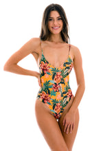 Load image into Gallery viewer, Model Front: Rio De Sol One-Piece Lis Hype