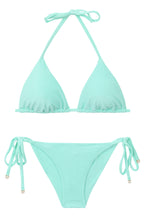 Load image into Gallery viewer, Product Front: Rio De Sol Set Set Malibu-Menta Tri-Inv Cheeky-Tie