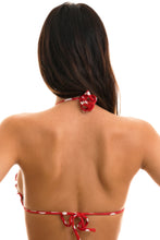 Load image into Gallery viewer, Image 06: Rio De Sol Top Top Poa Red Frufru
