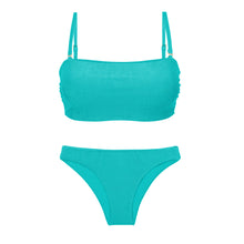 Load image into Gallery viewer, Product Front: Rio De Sol Set Set Malibu-Atol Bandeau-Reto Essential
