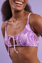 Load image into Gallery viewer, Image 08: Rio De Sol Top Top Trail-Purple Tank-Tie
