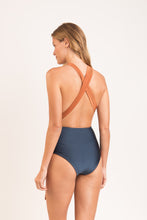 Load image into Gallery viewer, Model Back: Rio De Sol One-Piece Nocciola Marina
