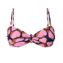 Load image into Gallery viewer, Product Front: Rio De Sol Top Top Amore-Pink Bandeau-Crispy
