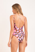 Load image into Gallery viewer, Model Back: Rio De Sol One-Piece Amore-Pink Hype
