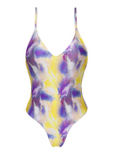 Load image into Gallery viewer, Product Front: Rio De Sol One-Piece Tiedye-Purple Hype
