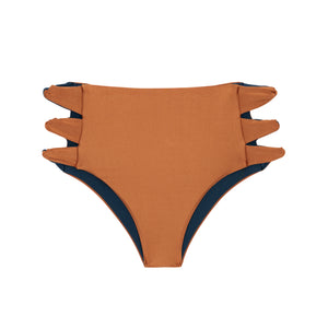 Bottom Nocciola High-Waist-Spin