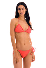 Load image into Gallery viewer, Model Front: Rio De Sol Bottom Bottom Dots-Tabata Frufru
