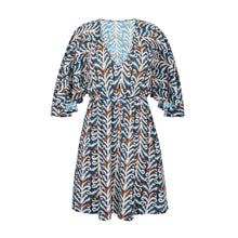 Load image into Gallery viewer, Product Front: Rio De Sol Mini Dress Ikat Mini Dress
