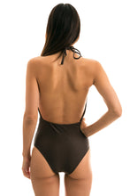 Load image into Gallery viewer, Model Back: Rio De Sol One-Piece Meteorite Transpassado
