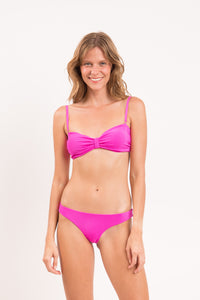 Top Malibu-Rosa Bandeau-Duo