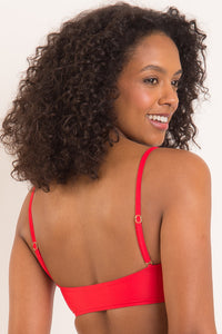 Top Rouge Bandeau-Reto