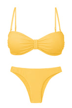 Load image into Gallery viewer, Set Malibu-Yellow Bandeau-Duo Essential
